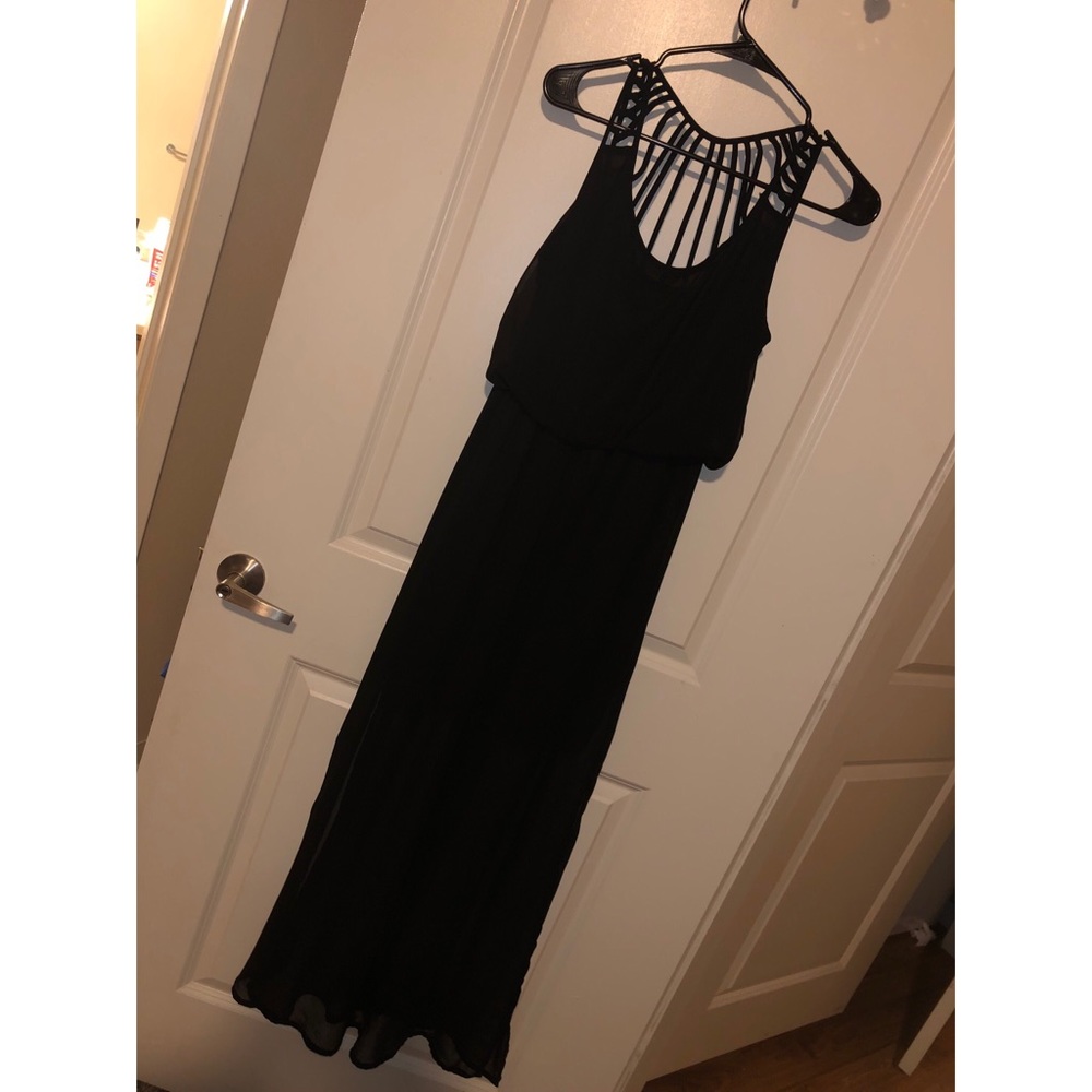 Black evening dress